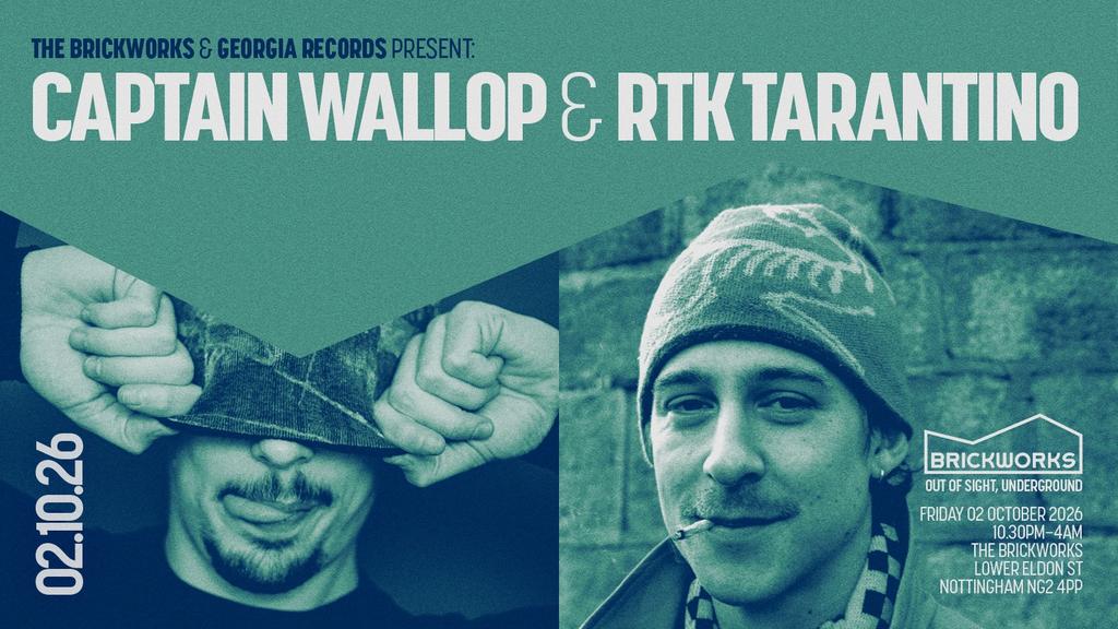 The Brickworks x Georgia: CAPTAIN WALLOP + RTK TARANTINO