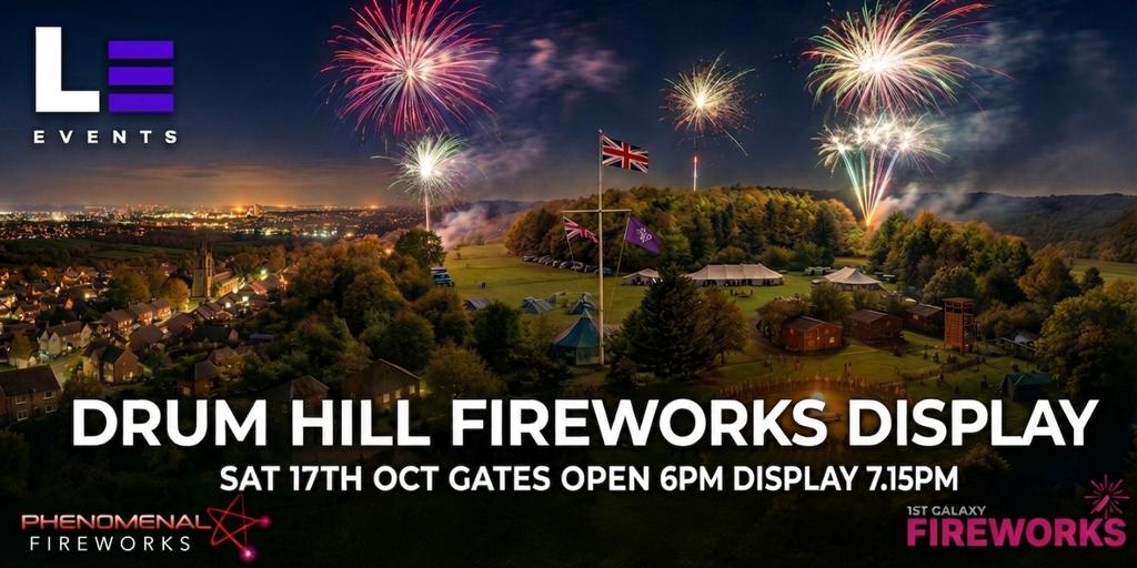 Drum Hill Fireworks Display 2026