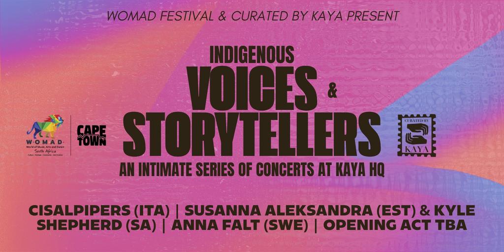 Cisalpipers (ITA), Susanna Aleksandra (EST) & Kyle Shepherd (SA), Anna Falt (SWE) presented by WOMAD Festival Cape Town