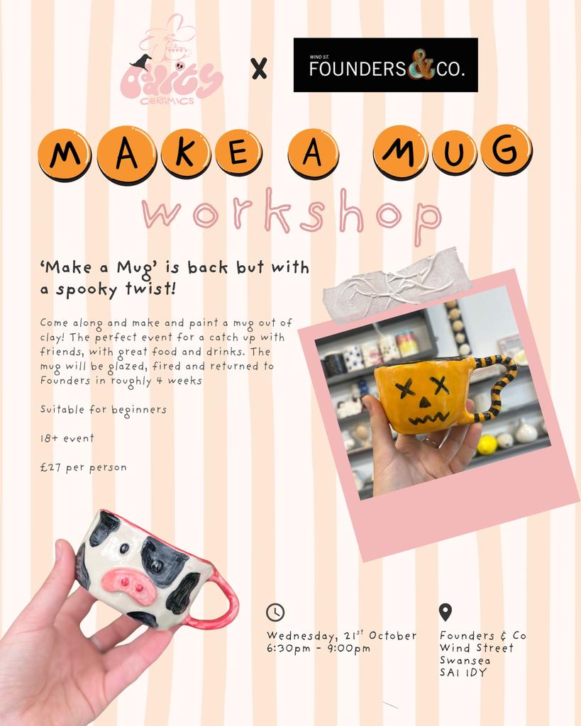 ‘Make a Mug’ Pottery Workshop @ Founders