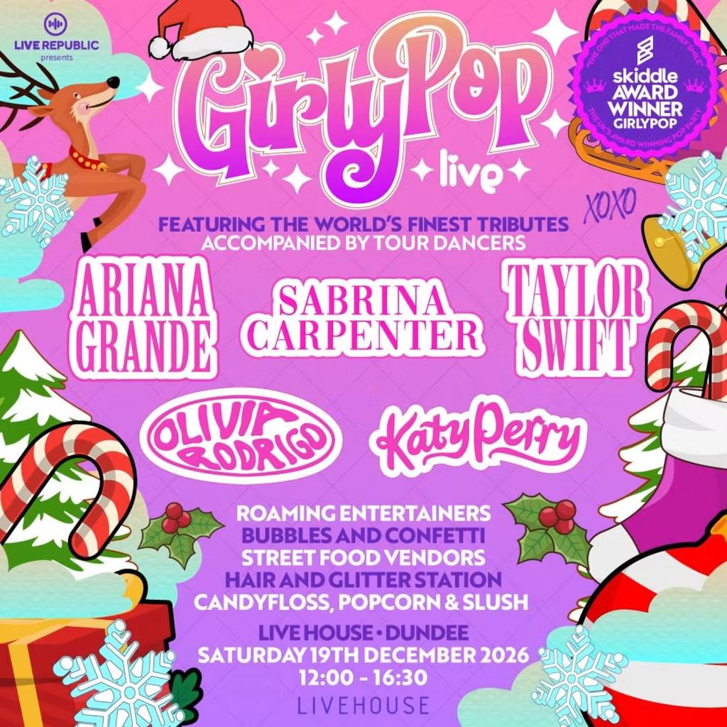 GirlyPop Christmas Party | Live House, Dundee