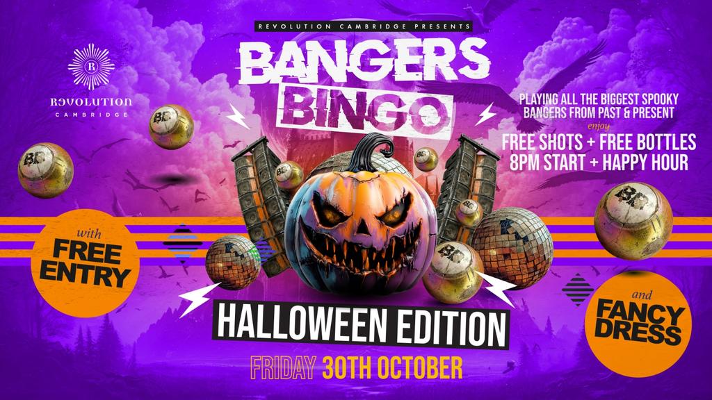 BANGERS BINGO - HALLOWEEN EDITION