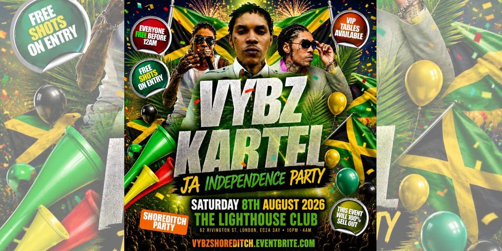 VYBZ Kartel - JA Independence Party - Everyone Free Before 12AM
