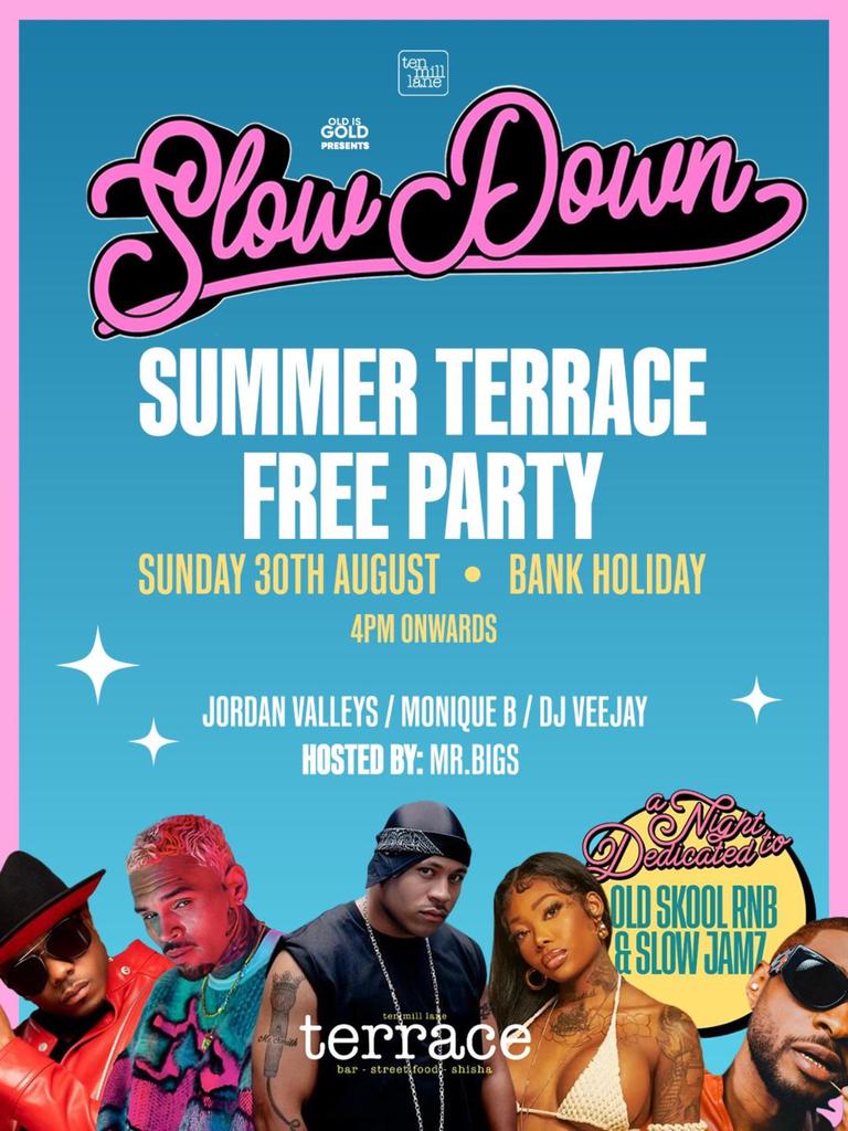 Slow Down Summer Terrace Party