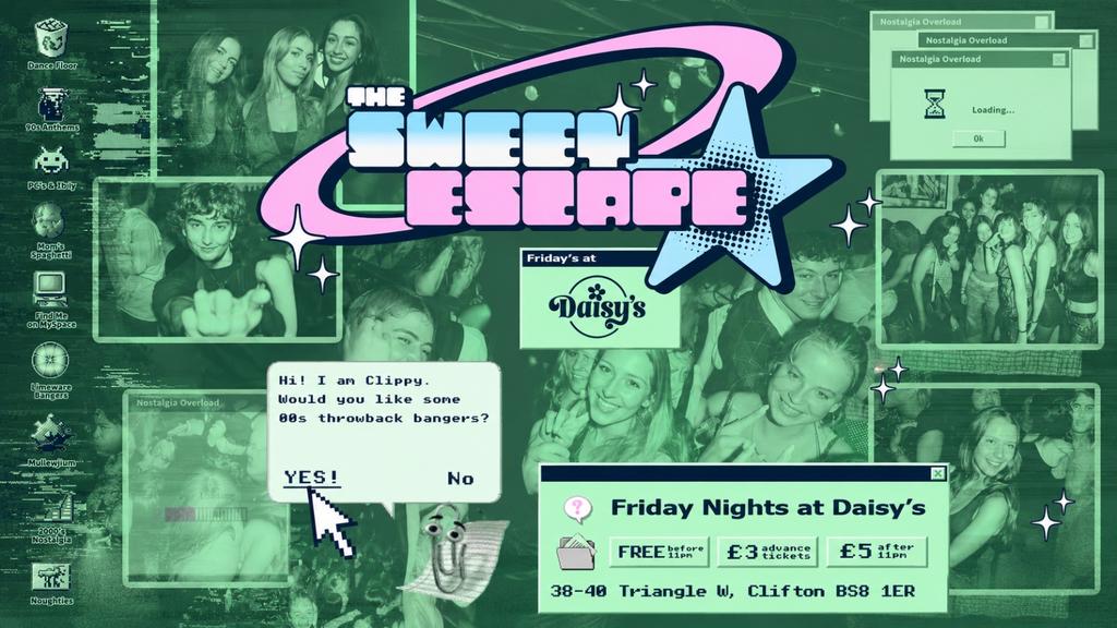 Sweet Escape - Every Friday At Daisy's