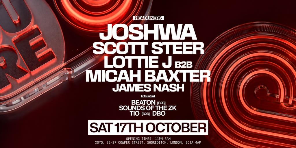 Groovin' x Cure: JOSHWA, SCOTT STEER+