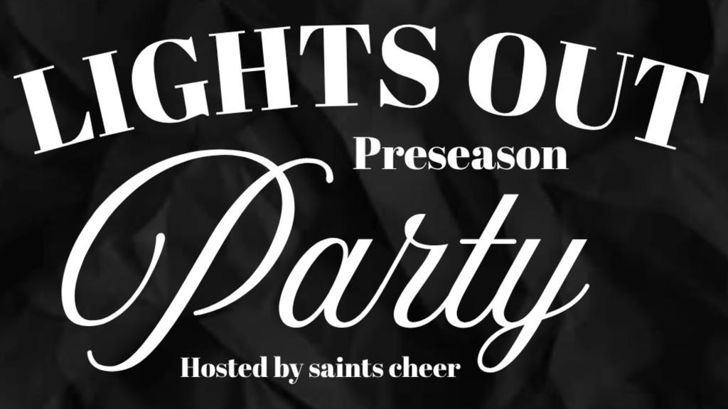 Saints Cheer Preseason Party