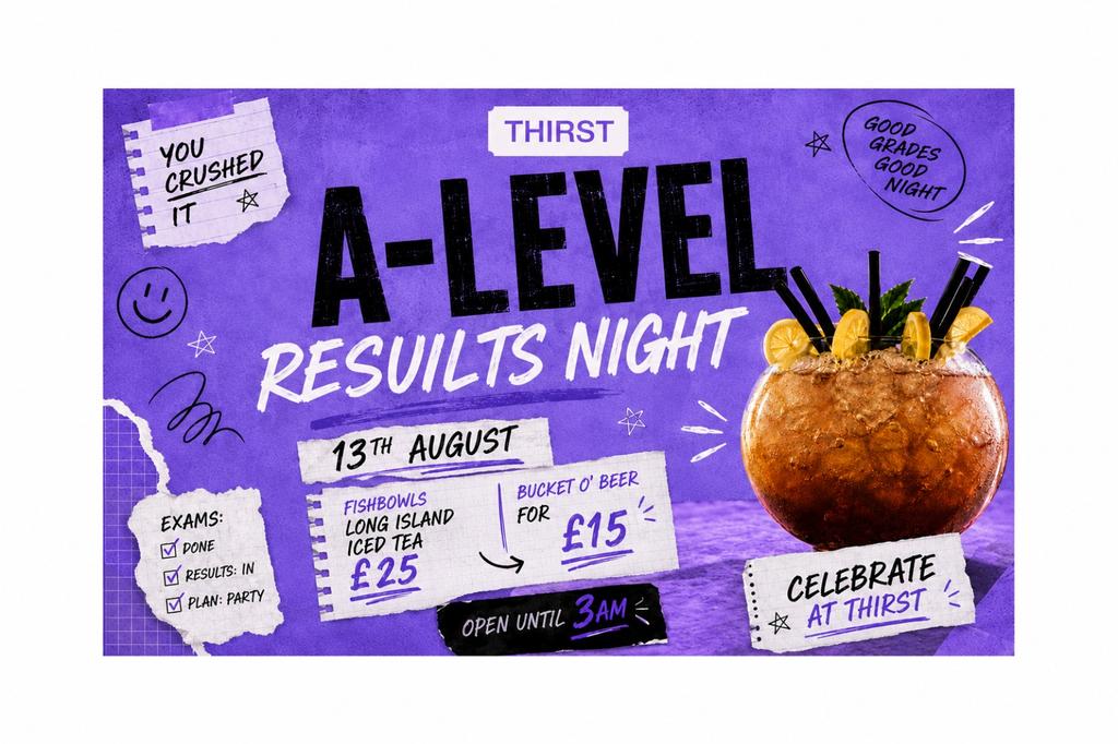 A - levels celebrations