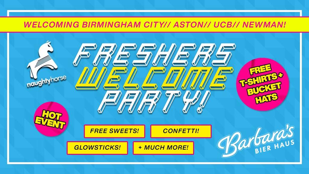 Official Birmingham Freshers Welcome Party