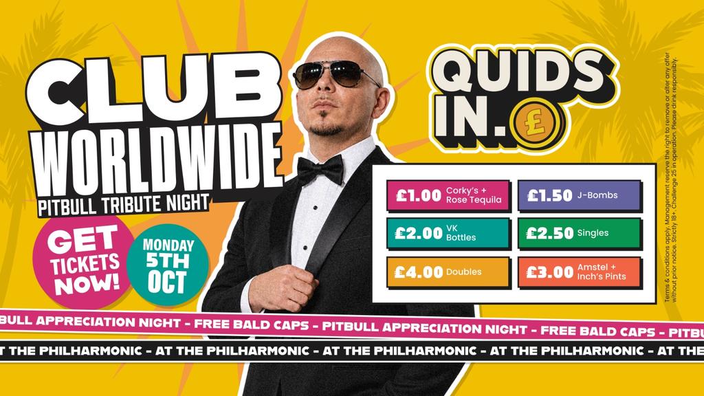 Quids In Presents: Pitbull Appreciation Night
