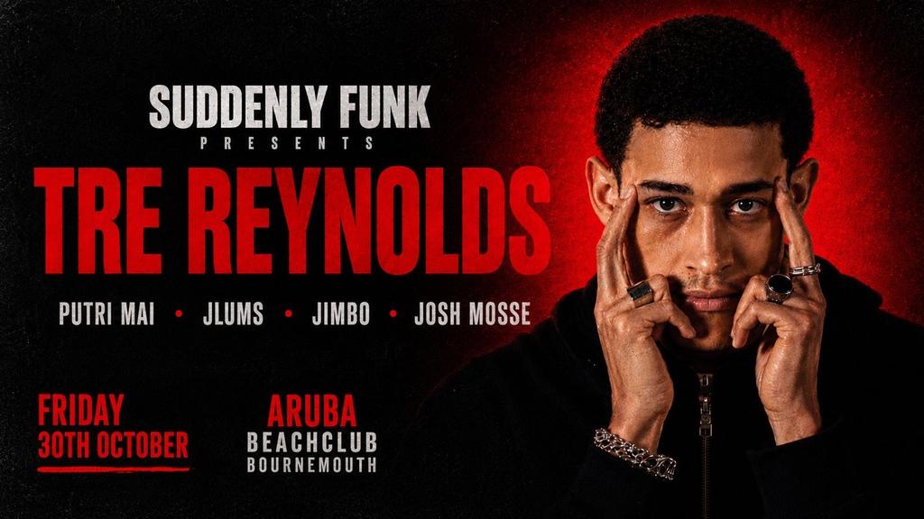 Suddenly Funk Presents Tre Reynolds | Halloween | @Aruba 30.10.26