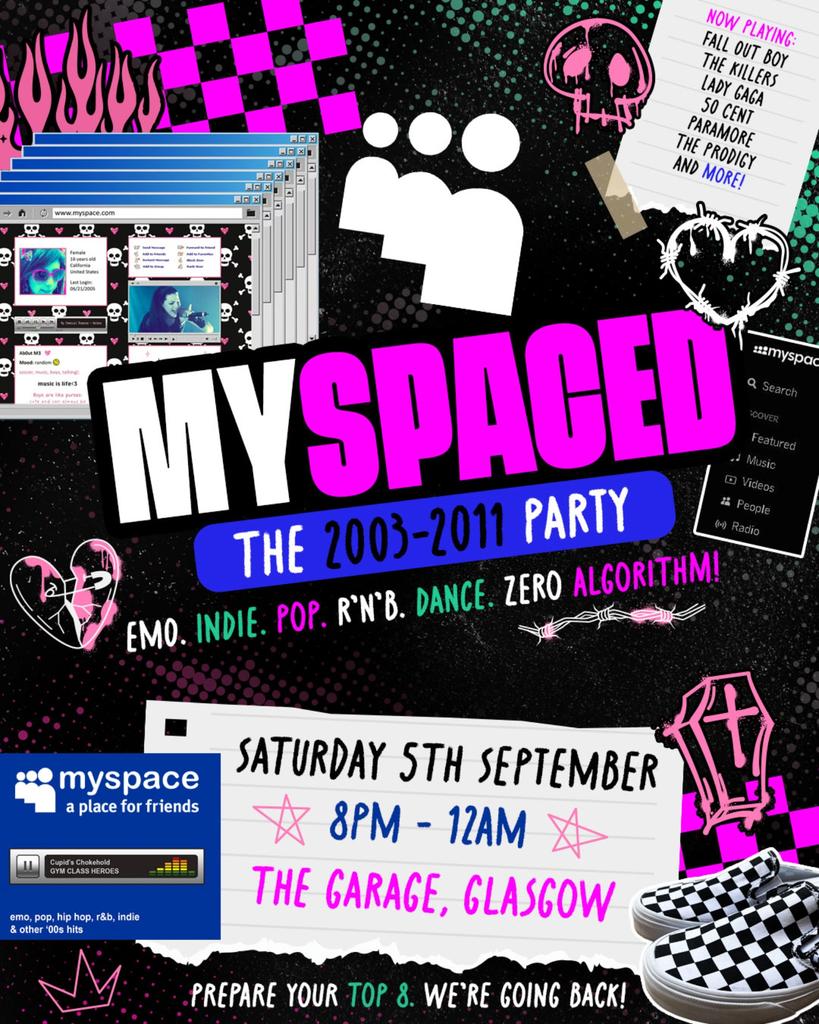MYSPACED - The 2003-2011 Party (Glasgow)