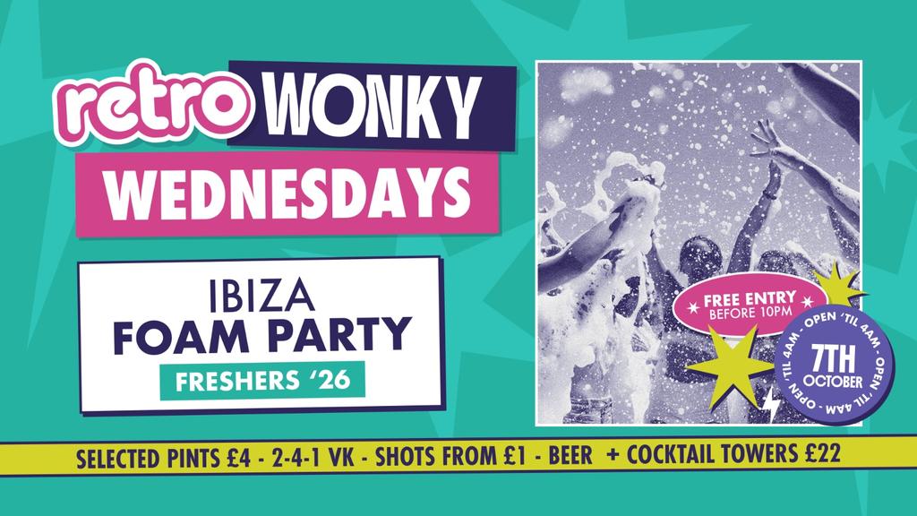 Freshers 2026 - FOAM PARTY