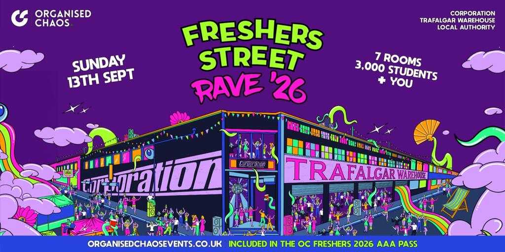 Freshers Street Rave Sheffield Freshers Week Opening Party