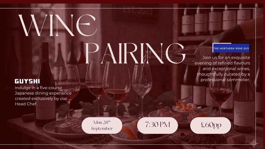 The Guyshi Tasting Journey - 5 Courses · 5 Wines · 1 Night