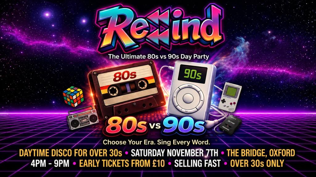Rewind Day Party 80s vs 90s