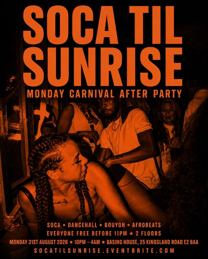 Soca Til Sunrise - Carnival After Party (Free Before 11PM)