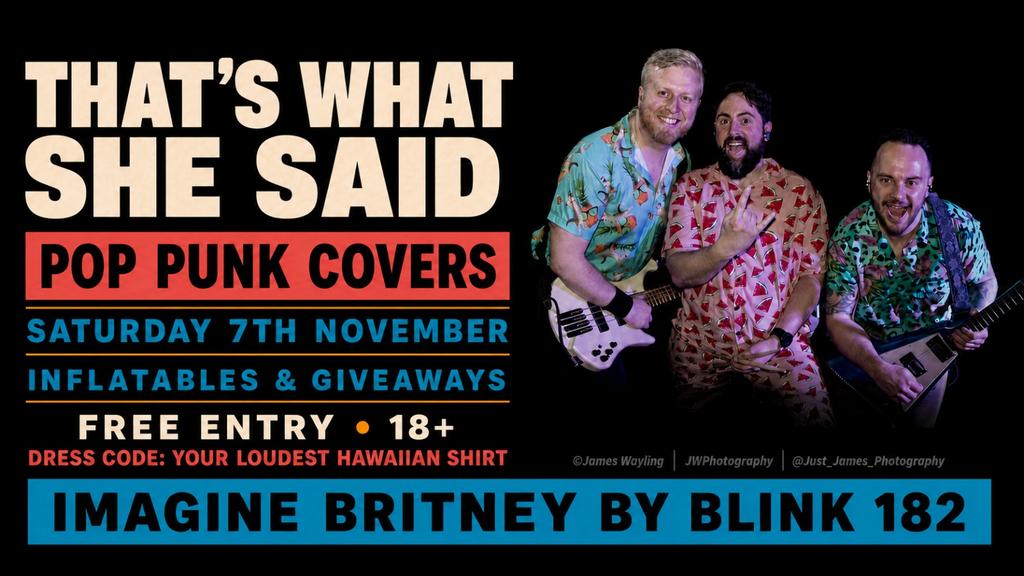 Pop Punk Covers - Free Entry