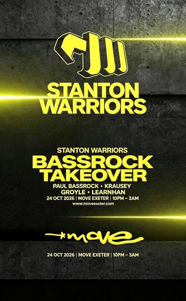 Stanton warriors 24/10/26 Move Exeter