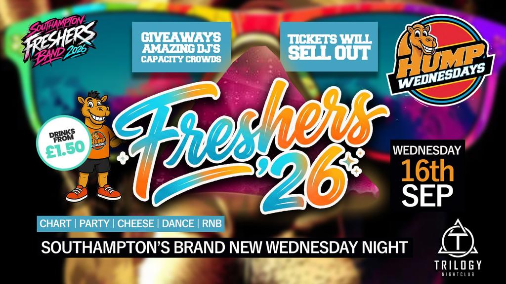 π« Hump Wednesdays π« Freshers Launch Party! π