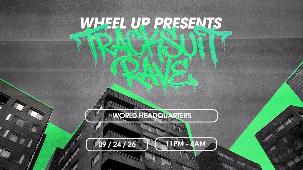 WHEEL UP: UK GARAGE TRACKSUIT RAVE // THURSDAY 24TH SEPTEMBER
