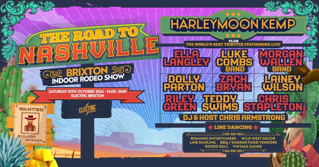 Road to Nashville Indoor Rodeo Show | Electric Brixton