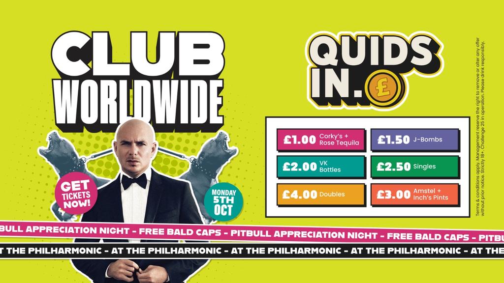 Quids In Presents: Pitbull Appreciation Night