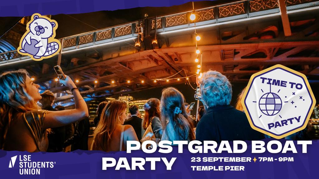 Welcome 2026 - LSESU Official Postgraduate Boat Party