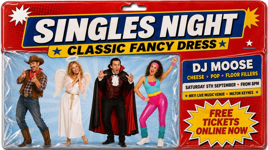 Singles Night: Classic Fancy Dress - Free Entry
