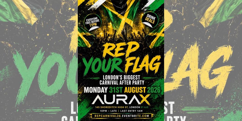 Rep Your Flag - Everyone Free Before 11PM