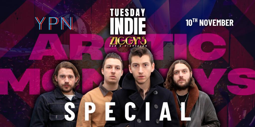 Tuesday Indie at Ziggys ARCTIC MONKEYS SPECIAL