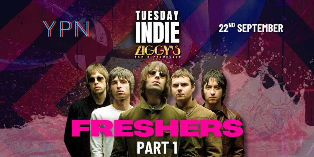 Tuesday Indie at Ziggys FRESHERS PART 1