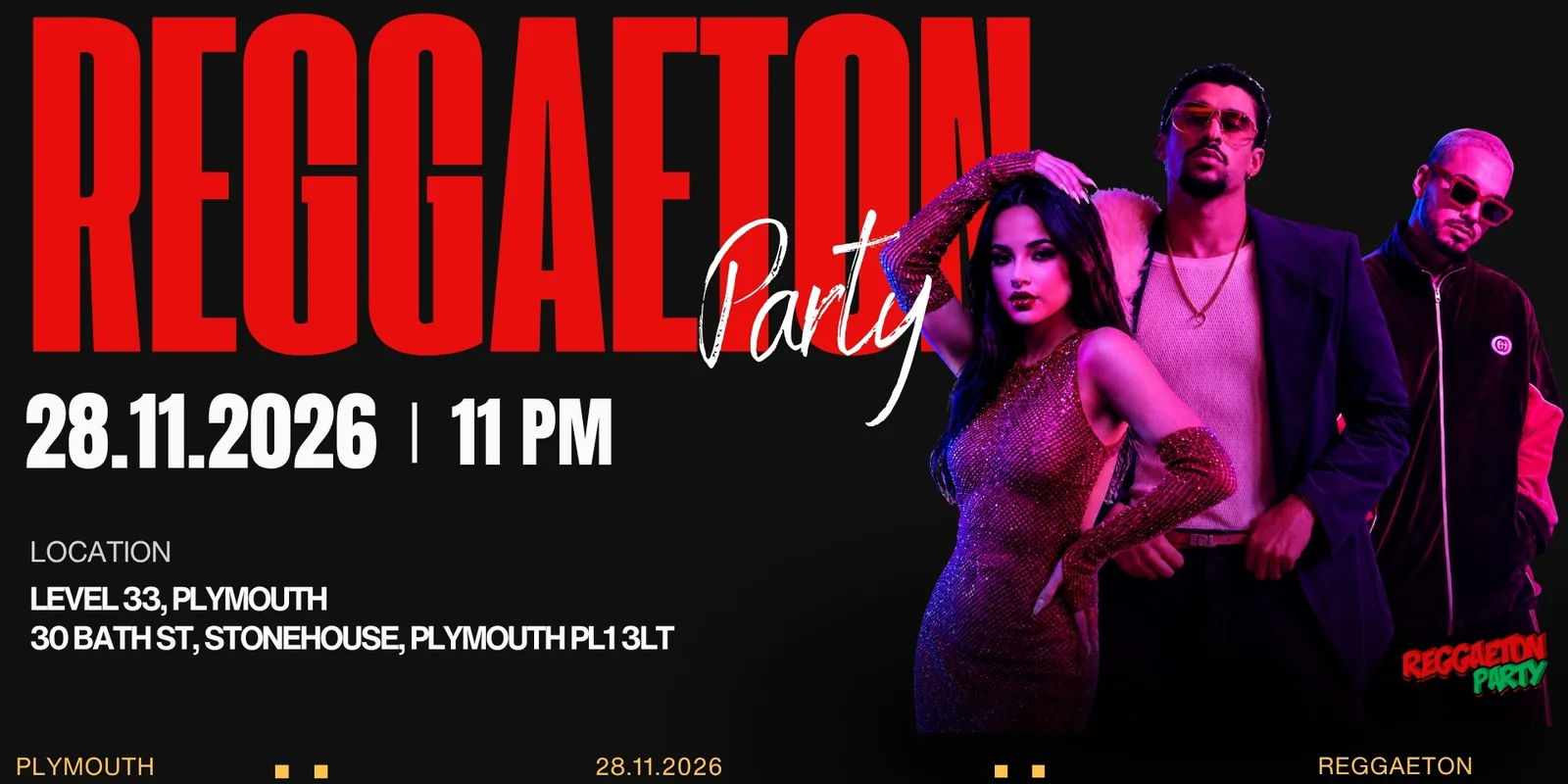 Reggaeton Party (Plymouth) November 2026