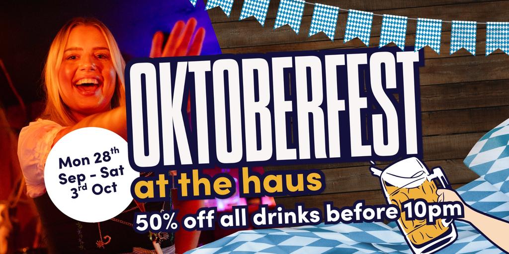 Oktoberfest at the Haus! Live Band!