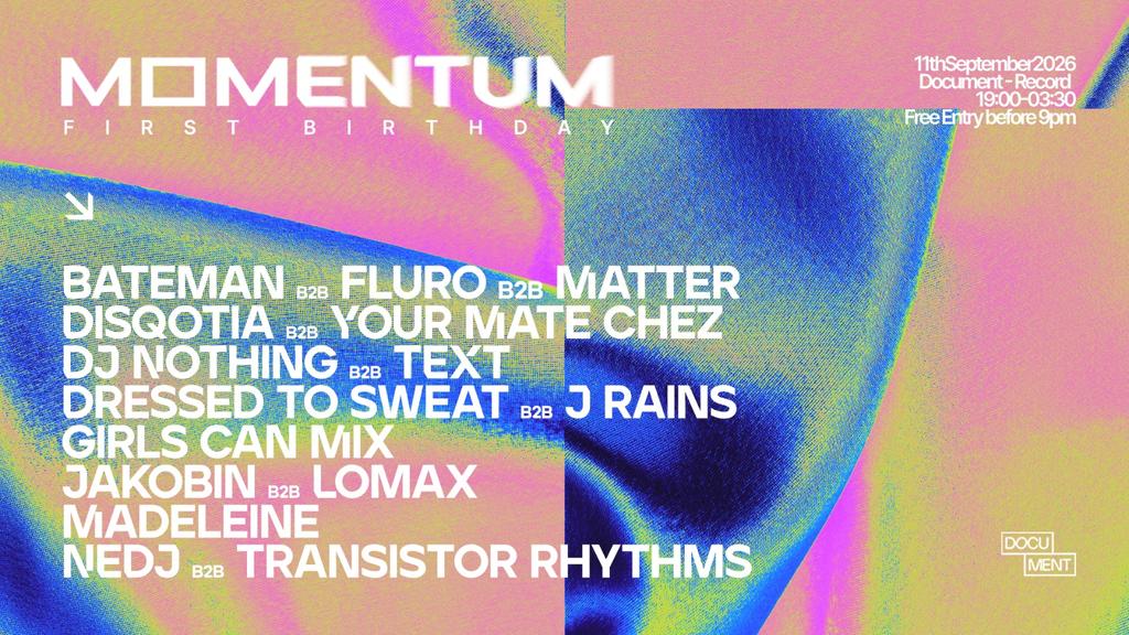 Momentum 1st Birthday Party (Free Entry)