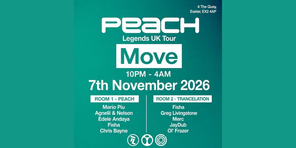 Peach Legends UK Tour - Exeter - 07.11.26