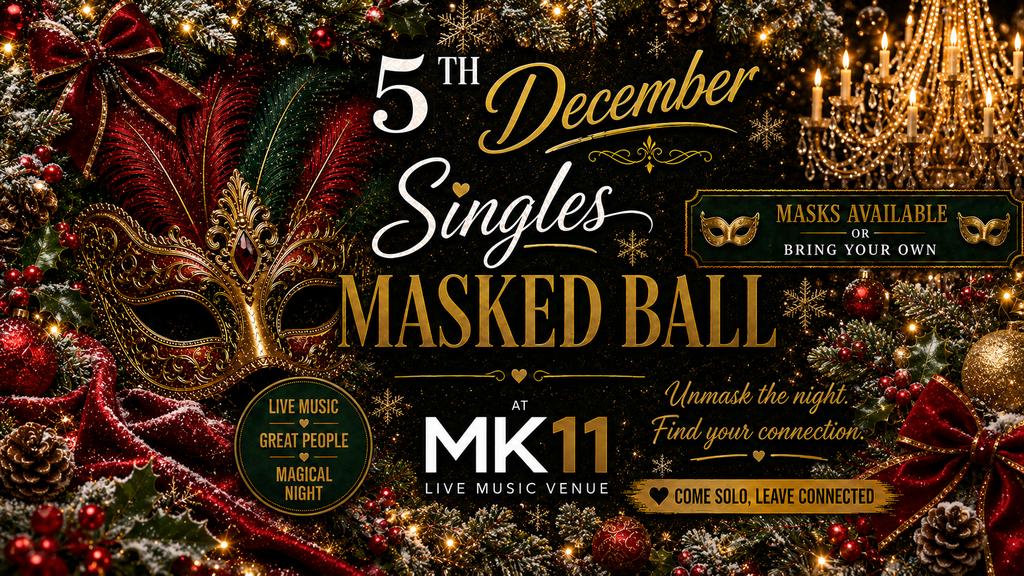 Singles Masked Ball - Free Entry