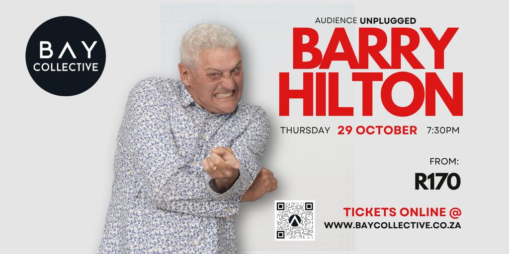 Barry Hilton LIVE at the Bay Collective - Thursday 29 October