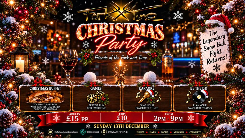 Friends of The Fork and Tune Christmas Party!