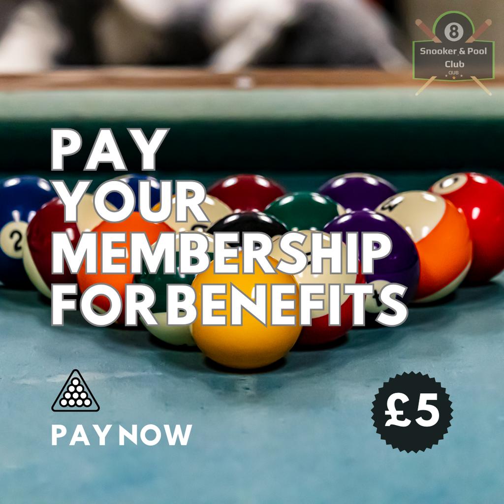 QUB Snooker and Pool Club Membership 26/27
