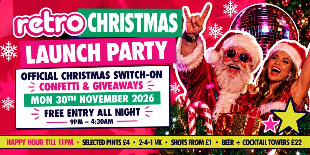 🎄 RETRO CHRISTMAS LAUNCH PARTY 2026 🎄