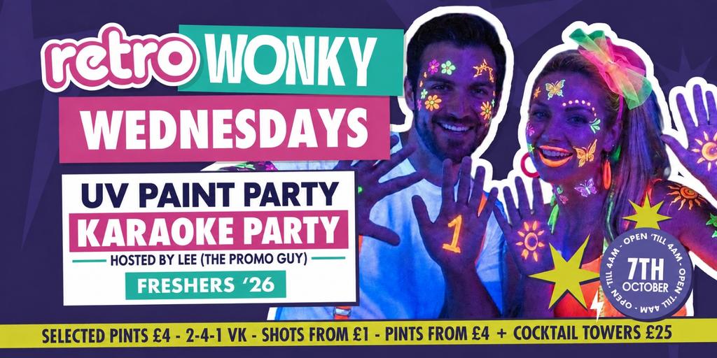 Freshers 2026 - UV Paint Party