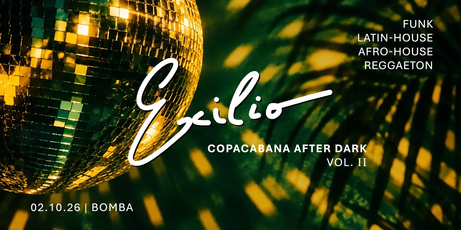 Exilio: Copacabana After Dark
