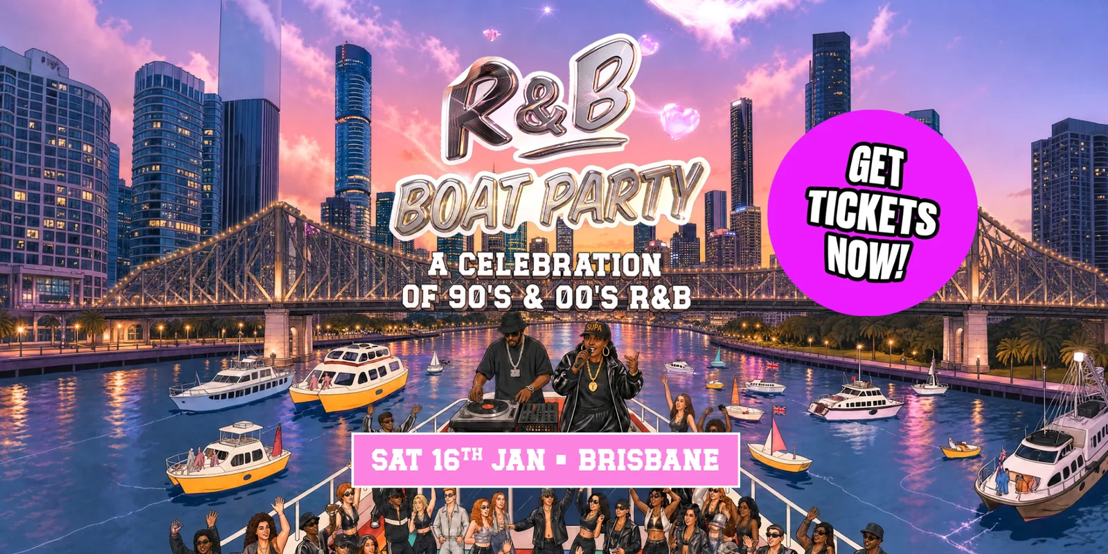 R&B Boat Party - Brisbane