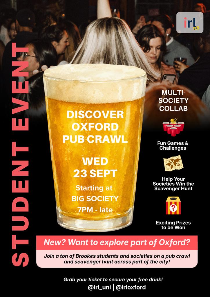 Discover Oxford Pub Crawl