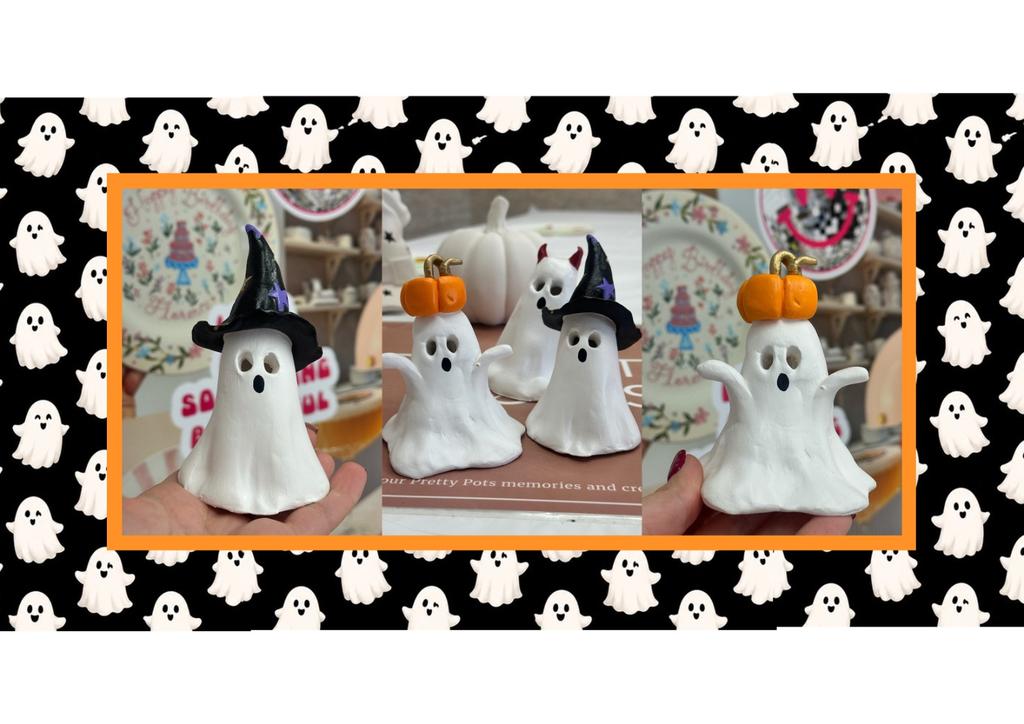 CLAY CLUB - Spooky Season Clay Ghosts - MCARTHURGLEN STUDIO