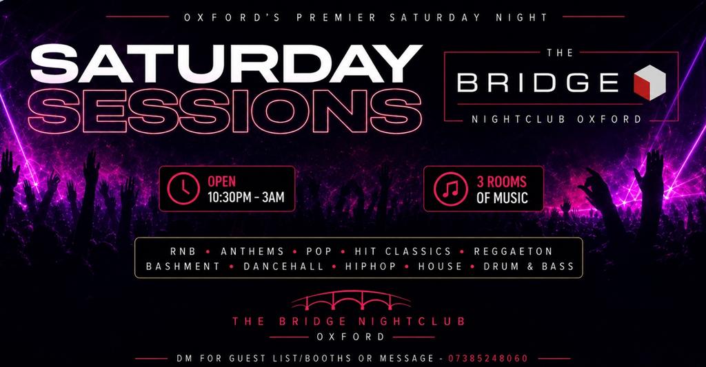 Saturday Sessions at Bridge nightclub