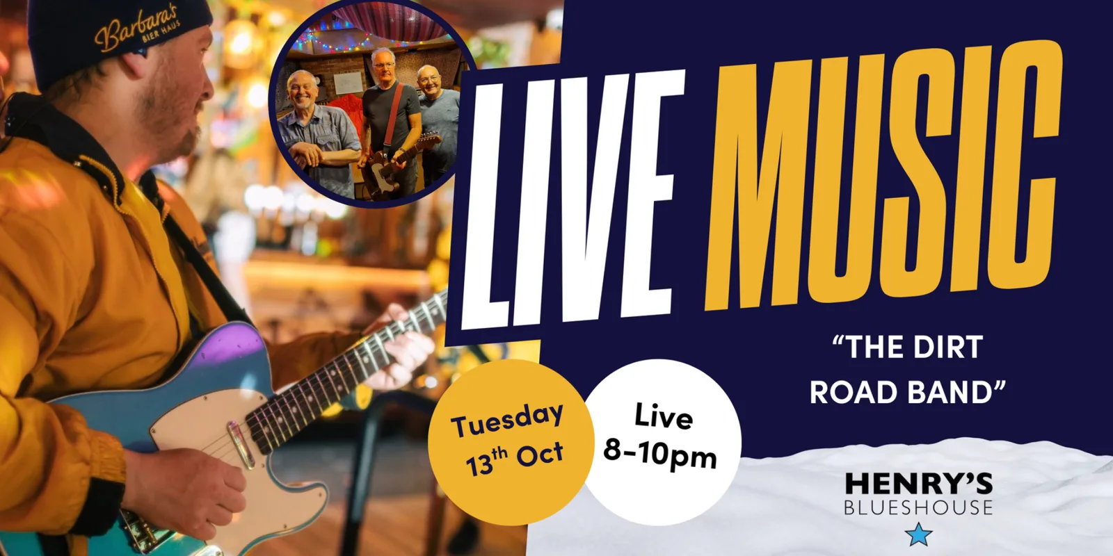 Henry Blues - “THE DIRT ROAD BAND” LIVE!