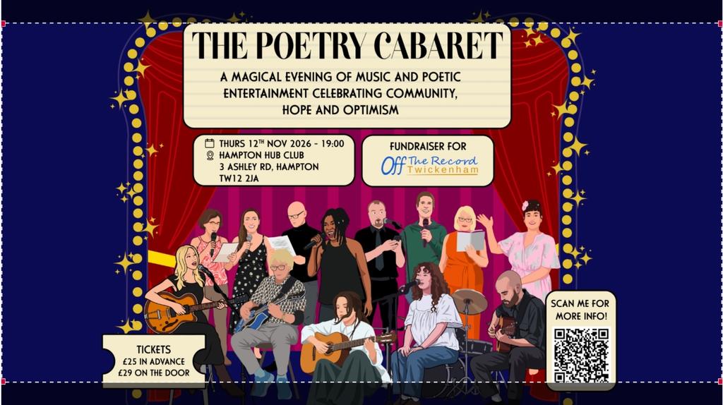 THE POETRY CABARET feat. LIVE MUSIC & POETRY