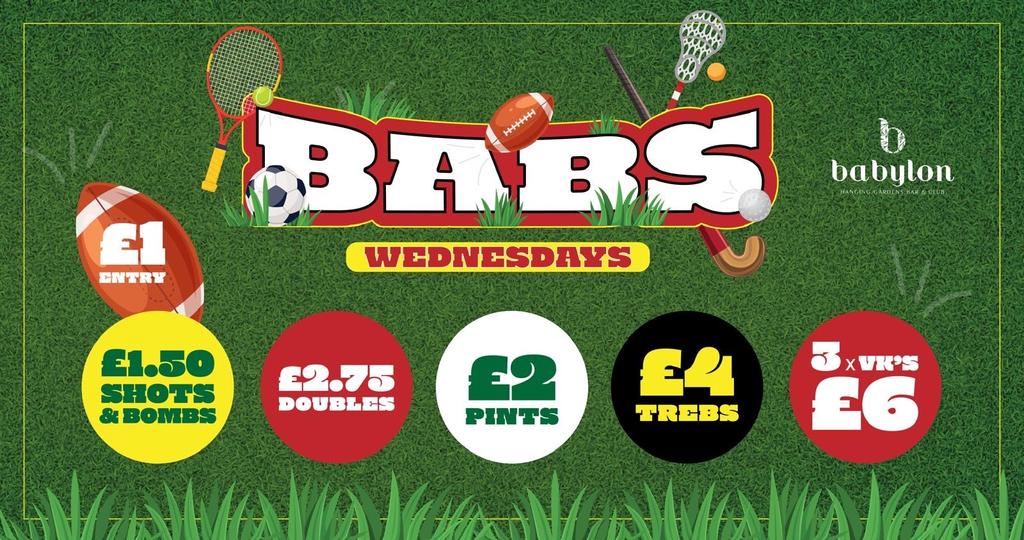 BABS Wednesdays - Freshers Week